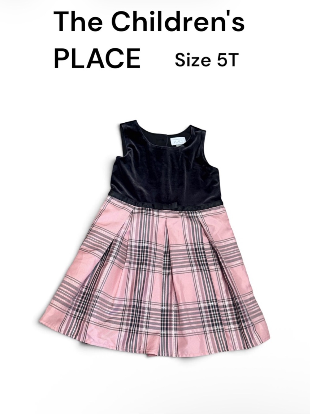 The Children's Place Pink Plaid Party Dress for Kids